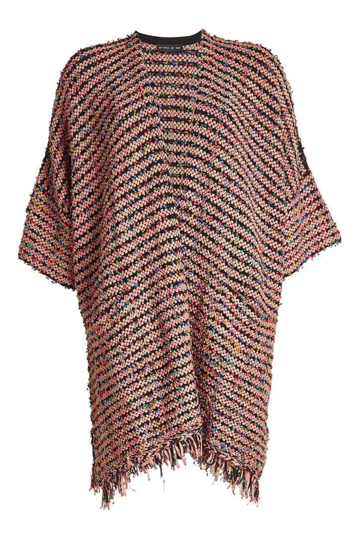 Etro Etro Textured Cape With Wool