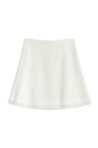 Chloé Chloé Wool Blend Skirt With Fringe