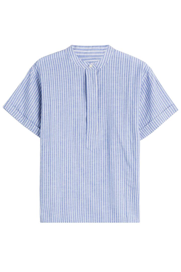 Closed Closed Cotton-linen Striped Blouse