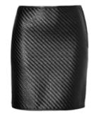 Ralph Lauren Black Label Woven Leather Kasey Skirt