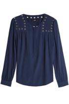 Steffen Schraut Steffen Schraut Peasant Top With Grommets