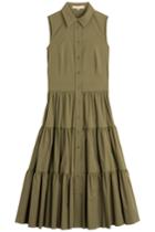 Michael Kors Collection Michael Kors Collection Stretch Cotton Maxi Dress - Green