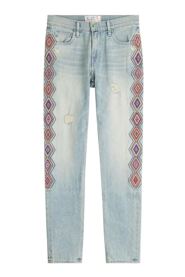 Sandrine Rose Sandrine Rose Embroidered Jeans