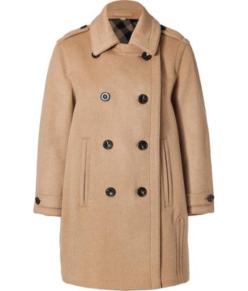 Burberry Brit Wool-cashmere Busby Coat In Camel