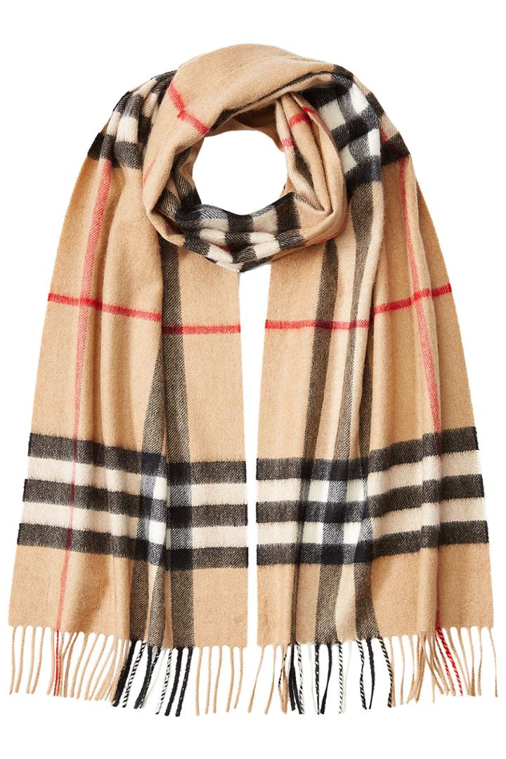 Burberry Burberry Giant Icon Printed Cashmere Scarf