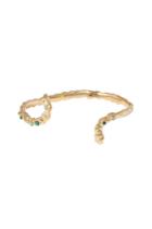 Gas Bijoux Gas Bijoux 24kt Gold-plated Bracelet With Crystals