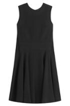 Alexander Mcqueen Alexander Mcqueen Crepe Mini Dress With Cape Back