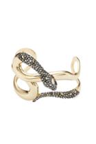 Alexis Bittar Alexis Bittar 10kt Gold Bracelet With Pyrite And Crystals