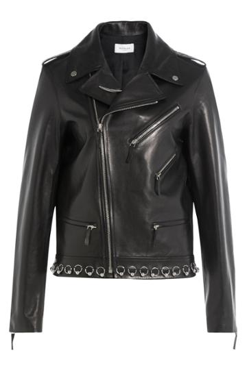 Mugler Mugler Leather Jacket - Black