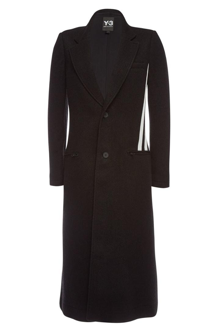 Y-3 Y-3 Coat With Wool And Alpaca