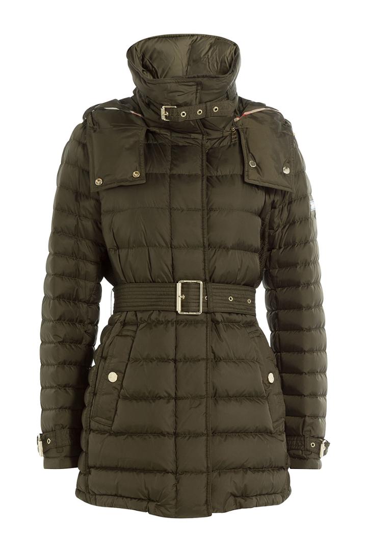 Burberry Brit Burberry Brit Hooded Puffer Jacket - Green