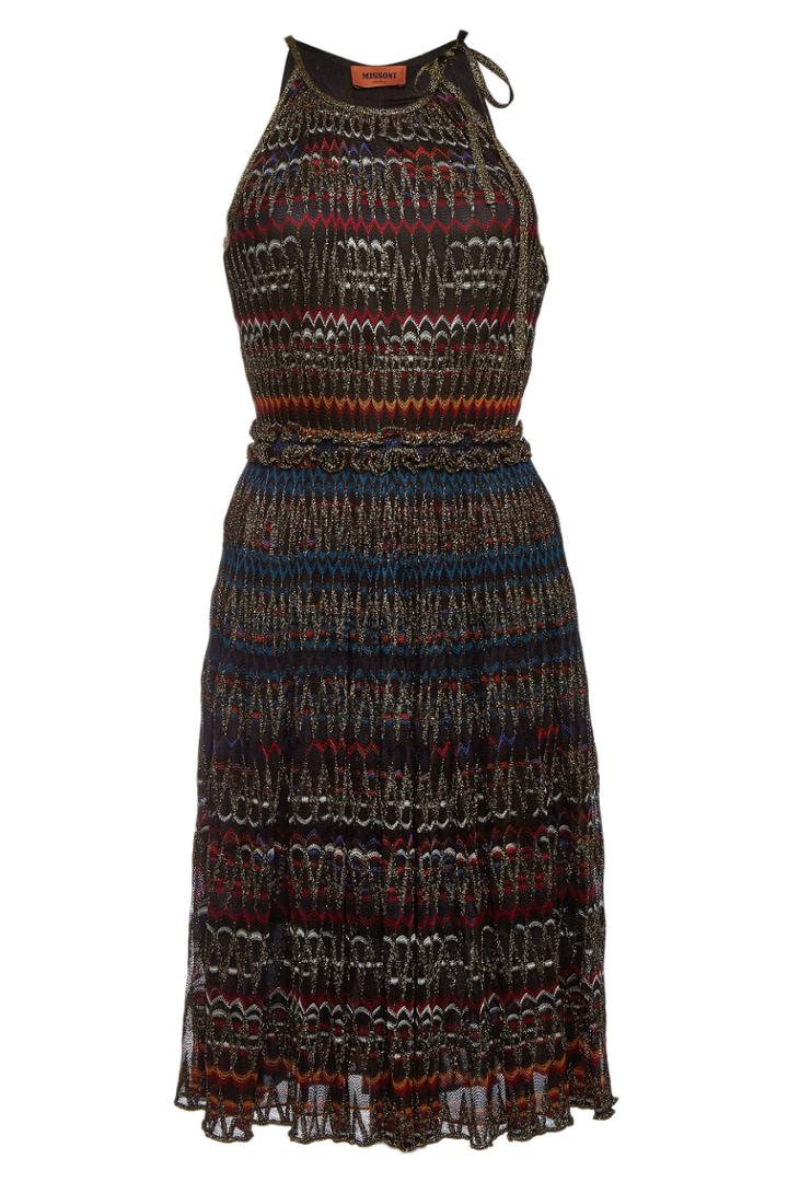 Missoni Missoni Halter Dress With Metallic Thread
