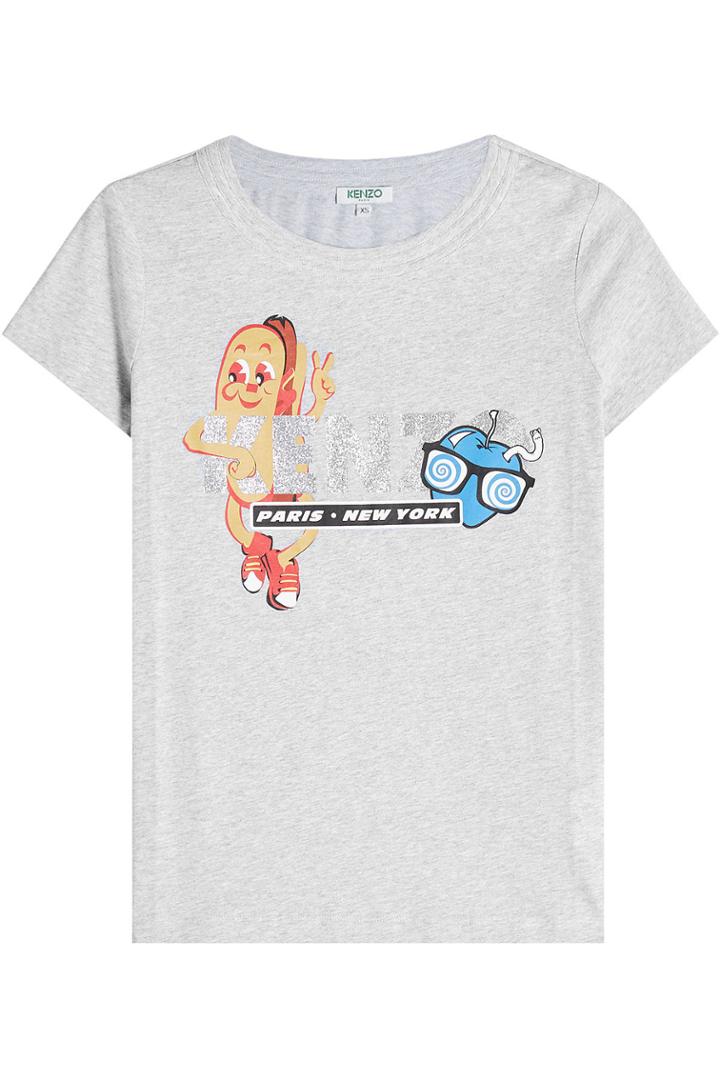 Kenzo Kenzo Pritned Cotton T-shirt