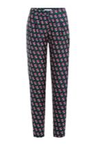 Diane Von Furstenberg Diane Von Furstenberg Floral Print Silk Pants