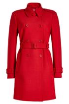 R.e.d. Valentino R.e.d. Valentino Belted Coat With Cotton And Wool