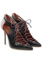 Malone Souliers By Roy Luwolt Malone Souliers By Roy Luwolt Suede And Leather Lace-up Pumps With Cut-outs