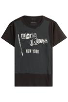 Marc Jacobs Marc Jacobs Printed Cotton T-shirt - Black