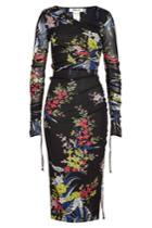 Diane Von Furstenberg Diane Von Furstenberg Ruched Print Dress