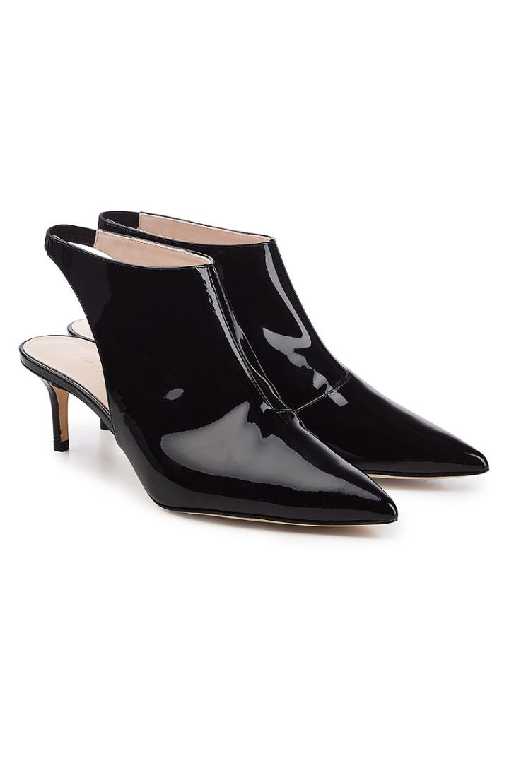 Christopher Kane Christopher Kane Open Back Patent Leather Boots