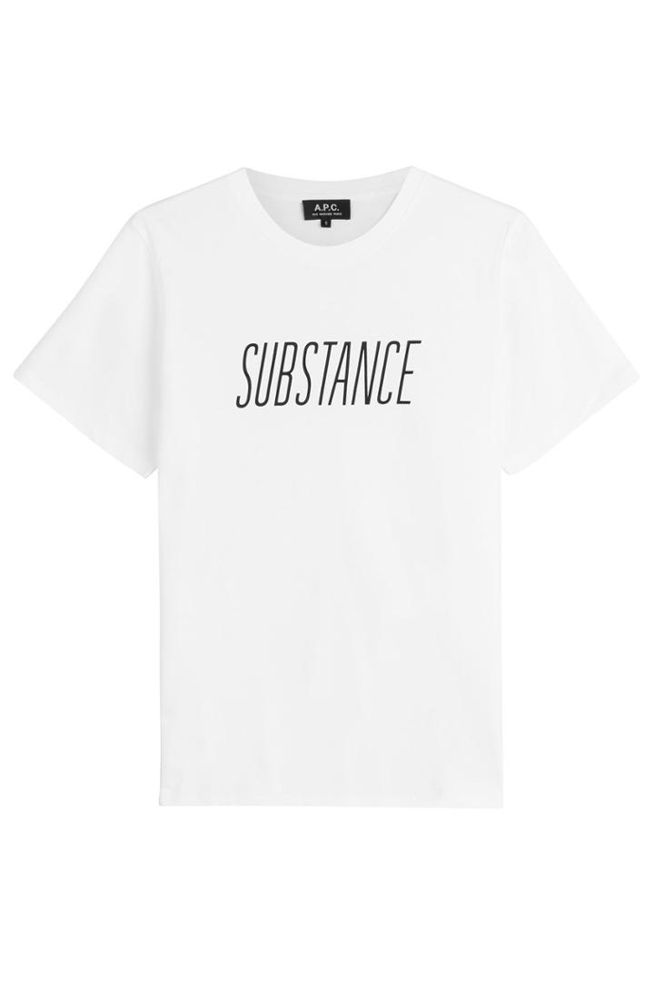 A.p.c. A.p.c. Printed Cotton T-shirt - White