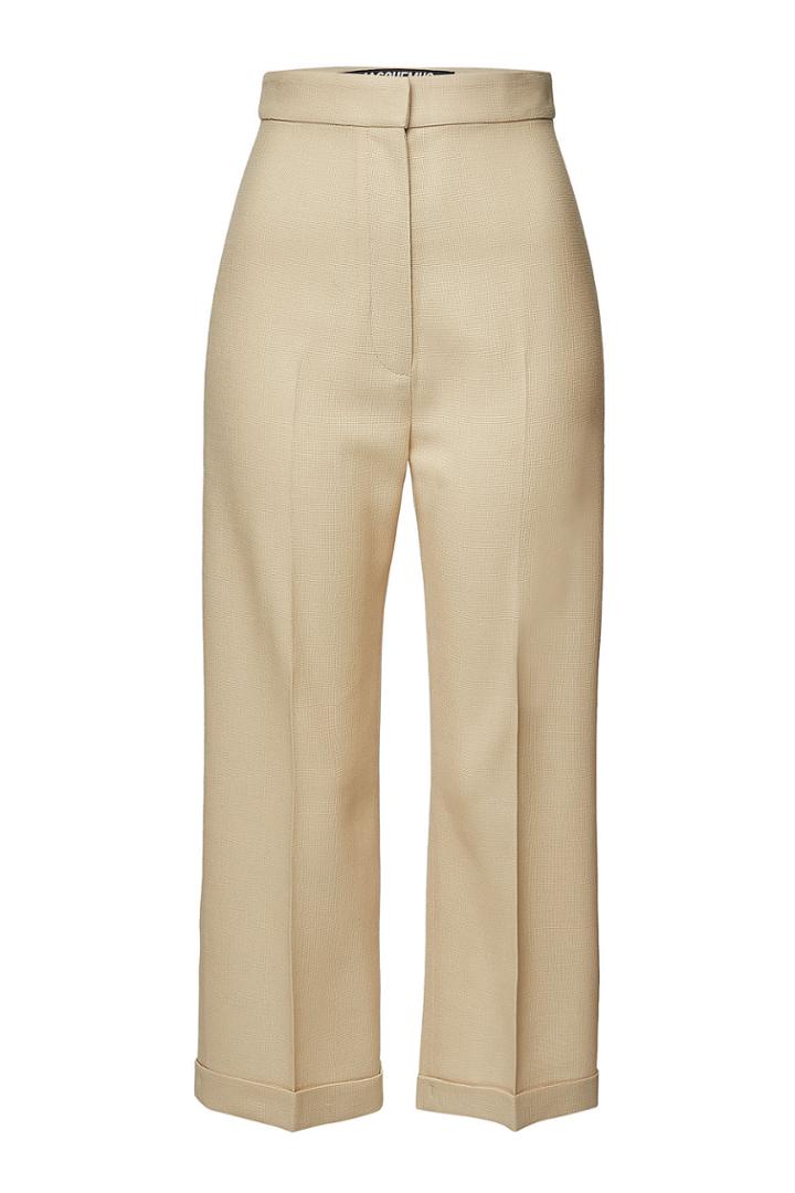 Jacquemus Jacquemus Textuted Wool Sabbia Trousers