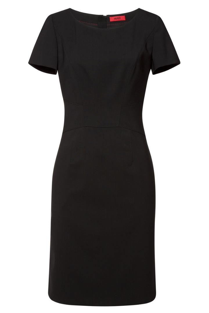 Hugo Hugo Konisa Virgin Wool Dress