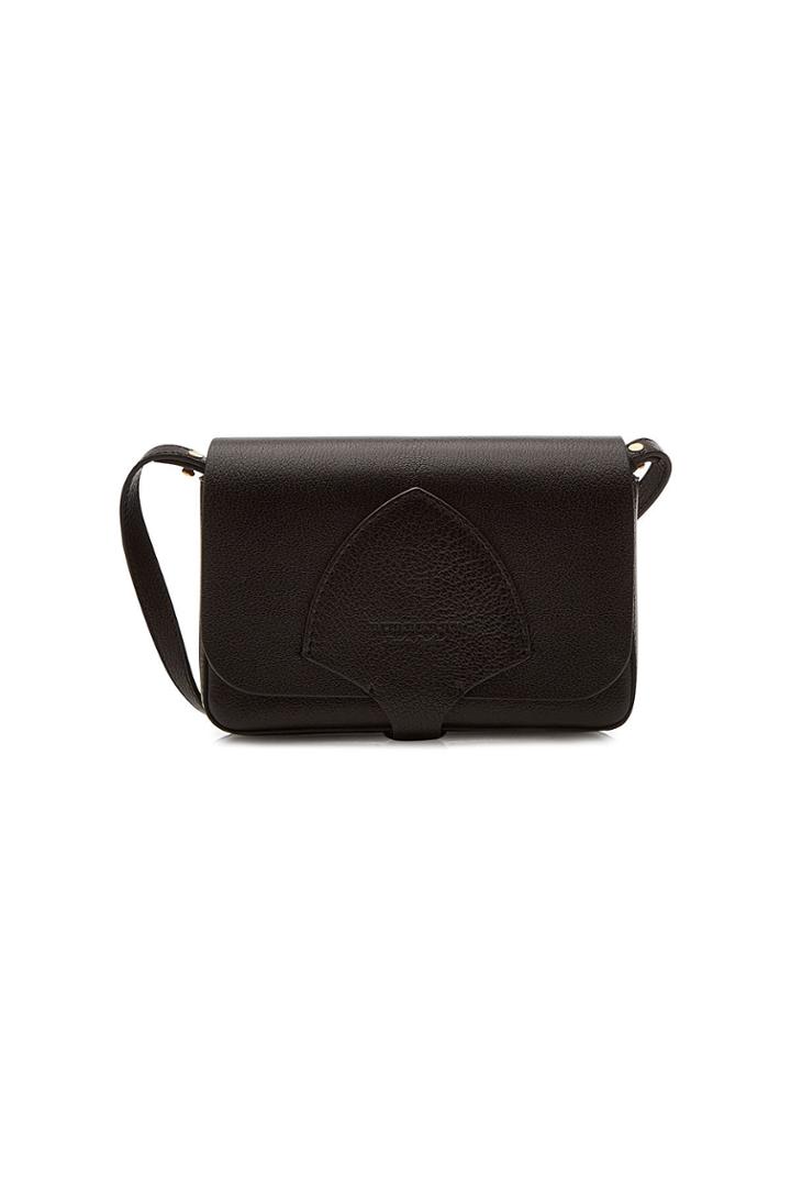 Burberry Burberry Hampshire Equestrian Shield Leather Wallet With Detachable Strap