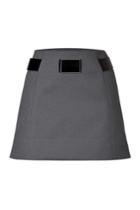 Paco Rabanne Paco Rabanne Belted A-line Skirt - Grey