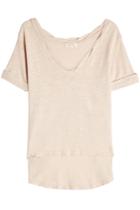 American Vintage American Vintage Cotton T-shirt With High-low Hemline