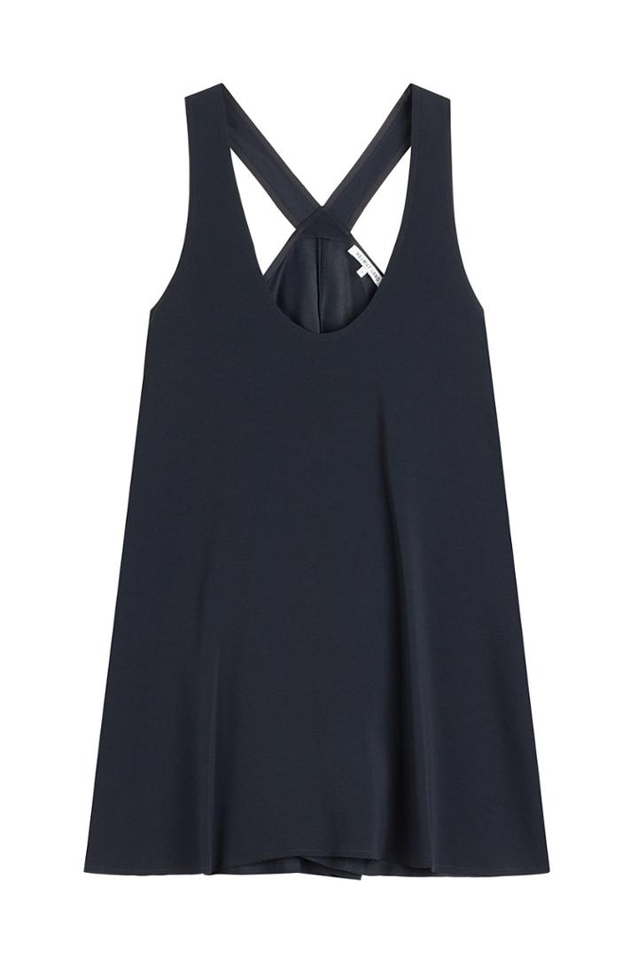 Helmut Lang Helmut Lang Crepe Top With Asymmetric Hem