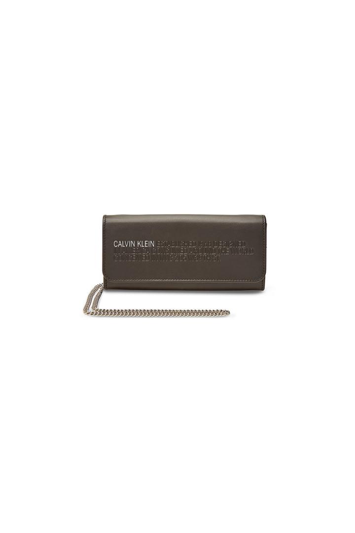 Calvin Klein 205w39nyc Calvin Klein 205w39nyc Chained Leather Wallet