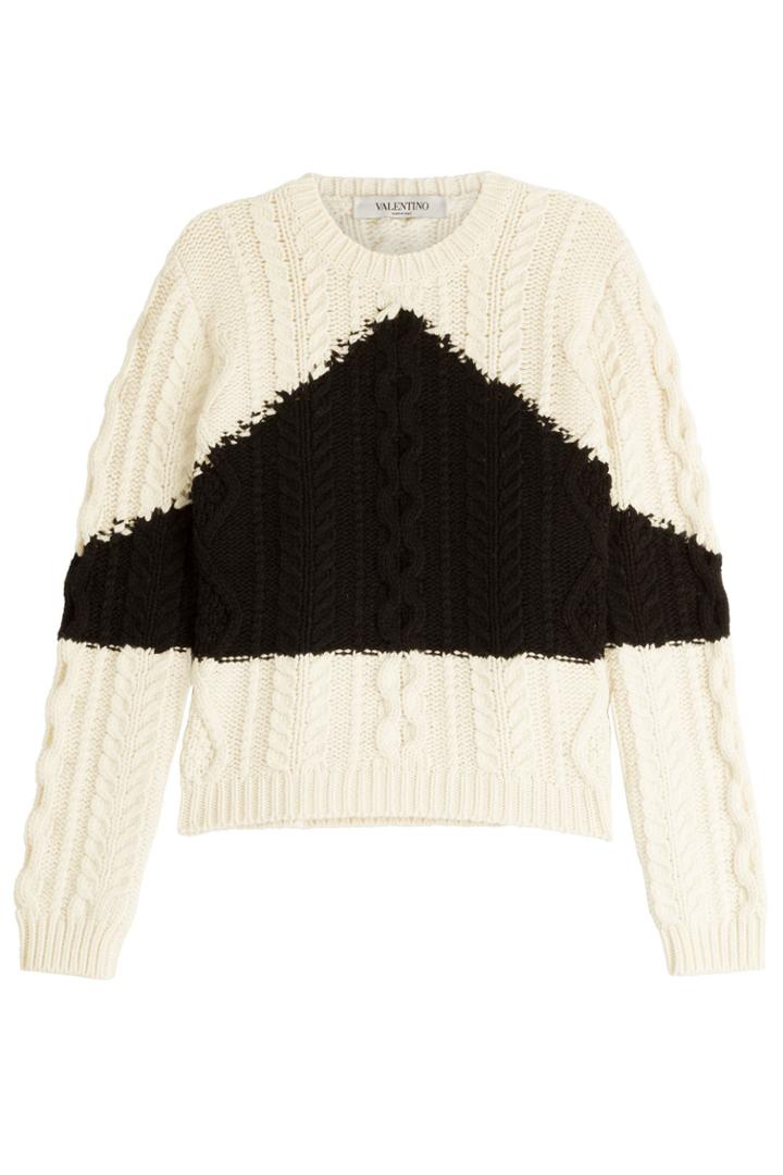 Valentino Valentino Virgin Wool-cashmere Pullover - Multicolored