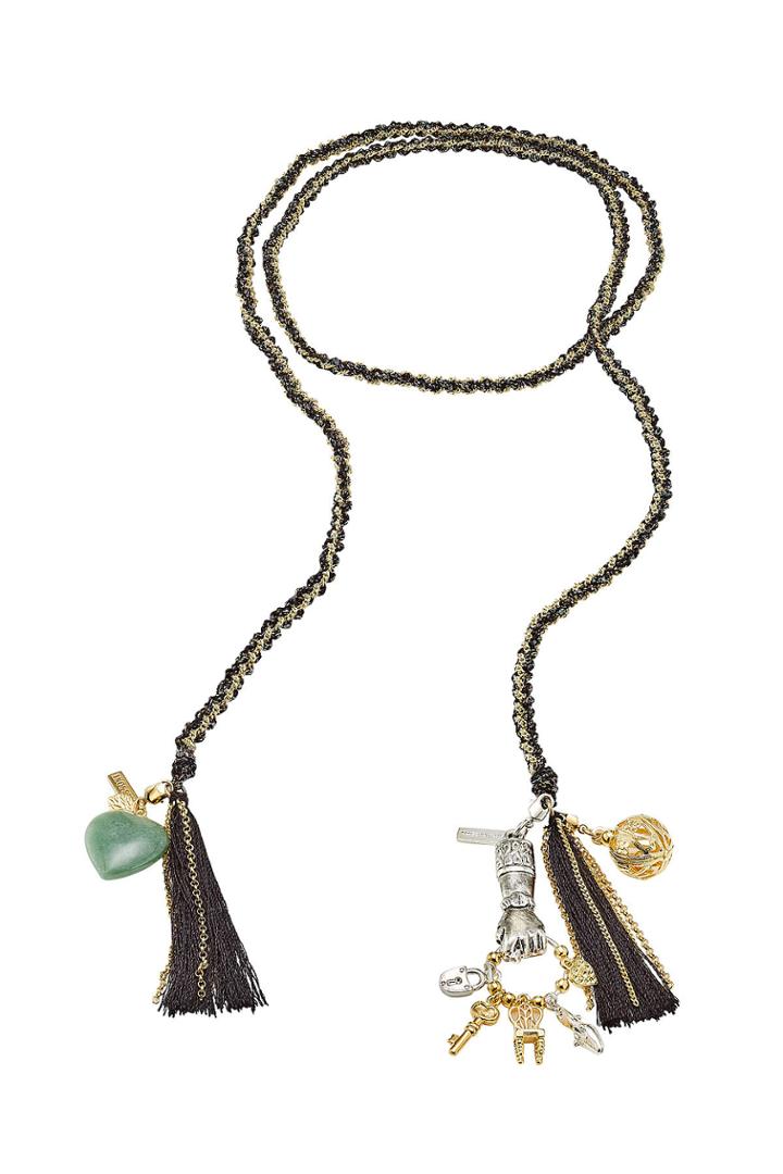 Missoni Missoni Woven Chain Tassel Bracelet - Gold