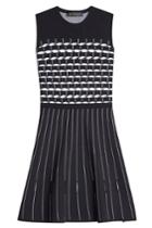 Versace Versace Fit And Flare Dress With Cut-out Detail