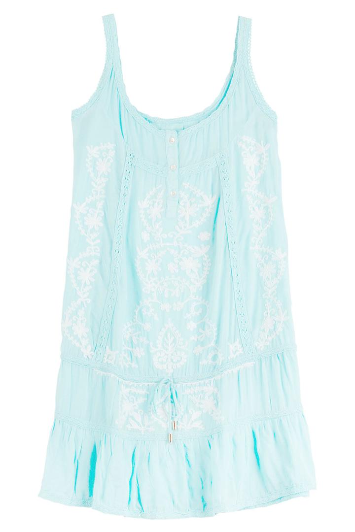 Melissa Odabash Melissa Odabash Embroidered Jersey Tank Dress - None