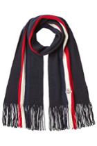 Moncler Moncler Ribbed Wool Scarf With Fringe