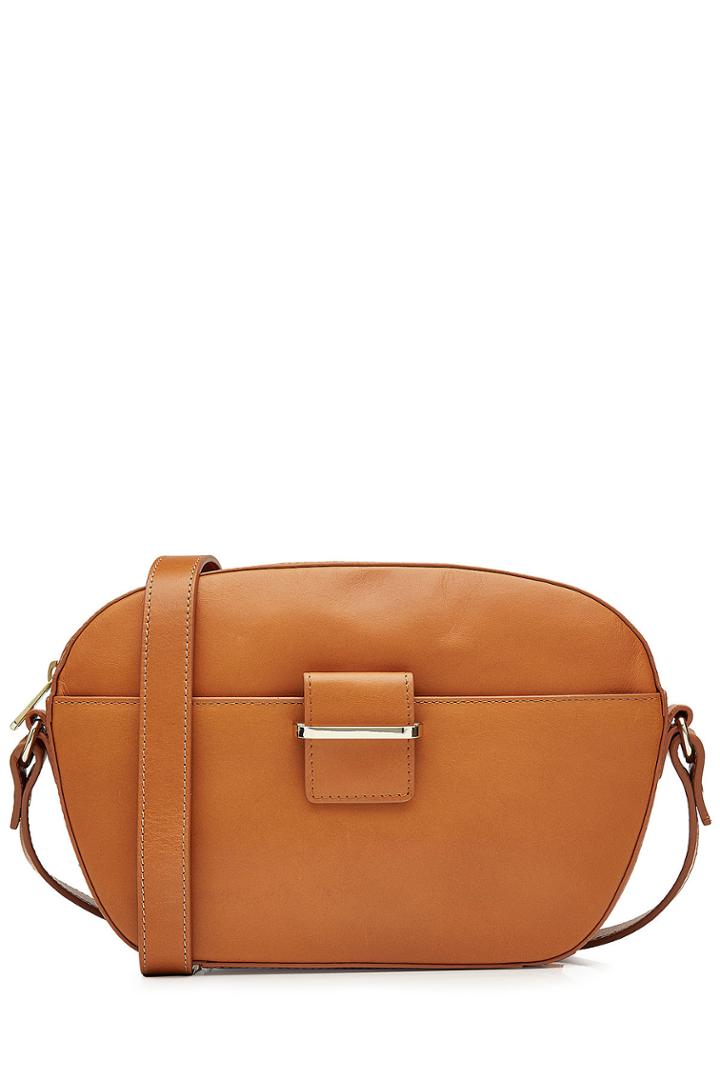 A.p.c. A.p.c. Leather Shoulder Bag - Camel