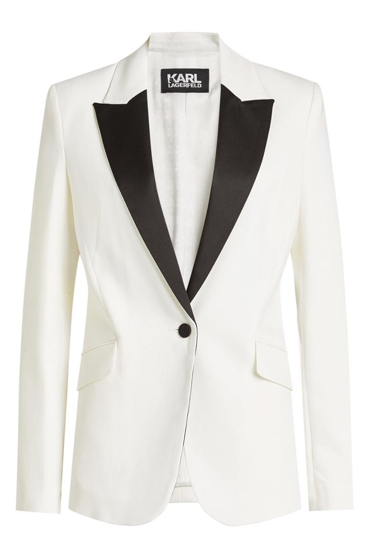 Karl Lagerfeld Karl Lagerfeld Summer Tuxedo Virgin Wool Blazer