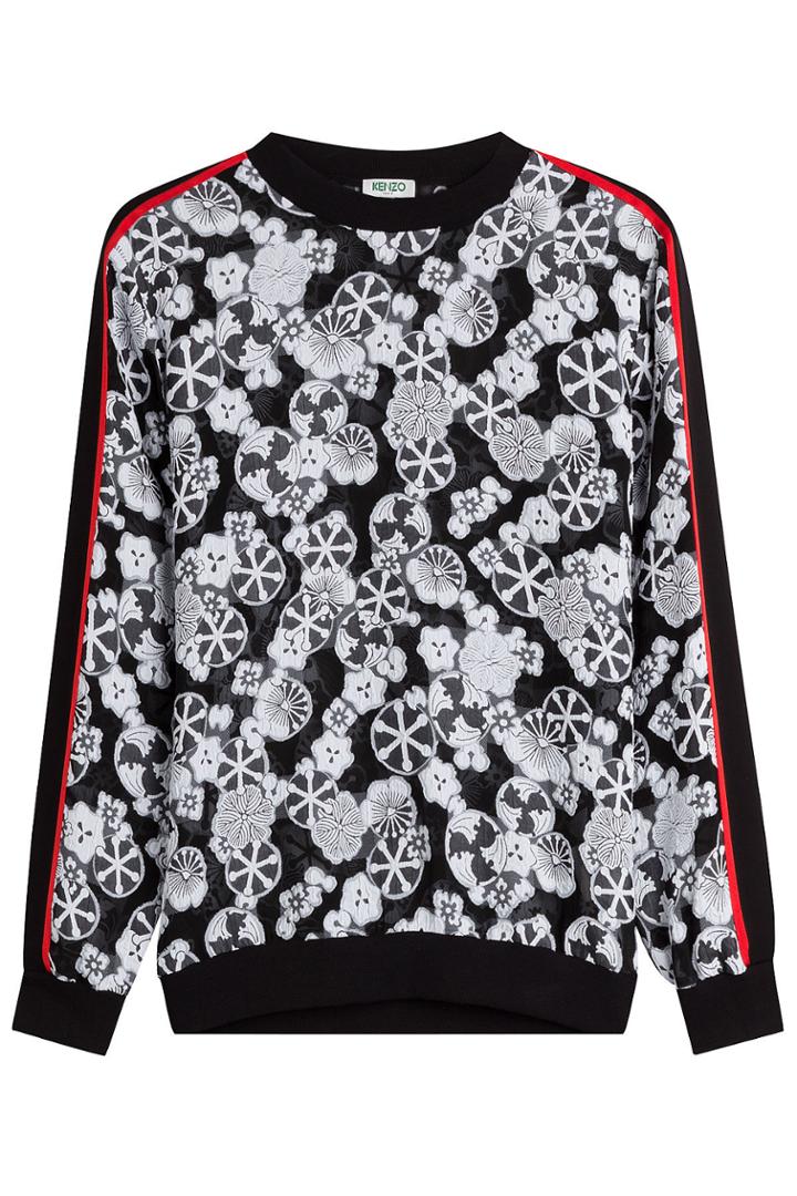 Kenzo Kenzo Long Sleeve Printed Top