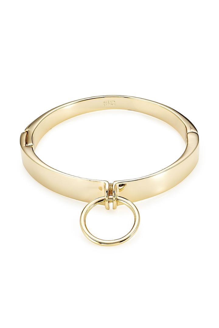 Alexis Bittar Alexis Bittar Bangle With Ring Detail