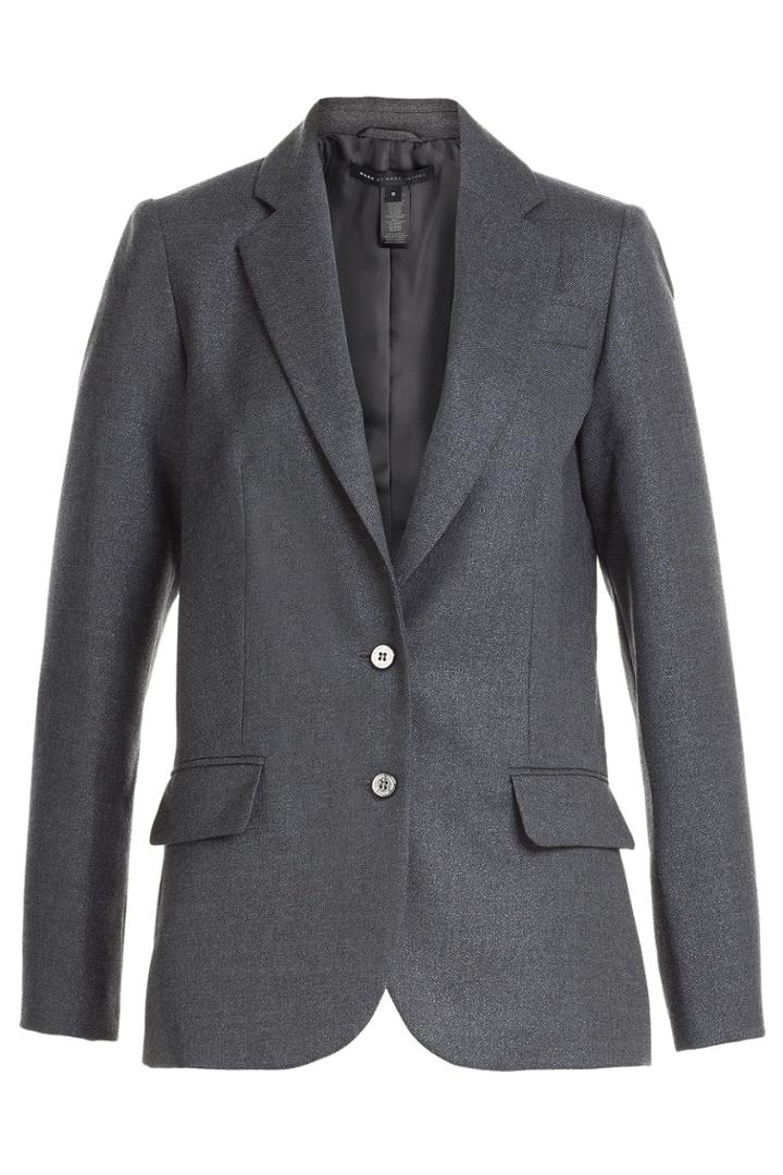 Marc By Marc Jacobs Marc By Marc Jacobs Sparkle Wool Blazer - Grey