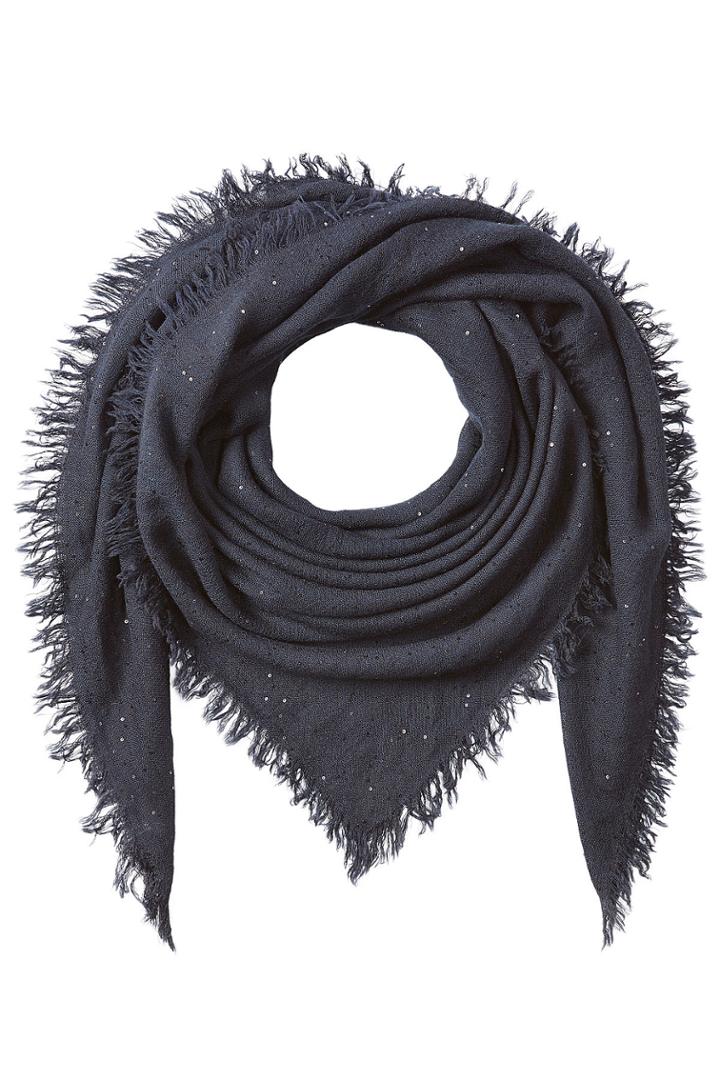 Faliero Sarti Faliero Sarti Scarf With Virgin Wool, Silk And Cashmere - Blue