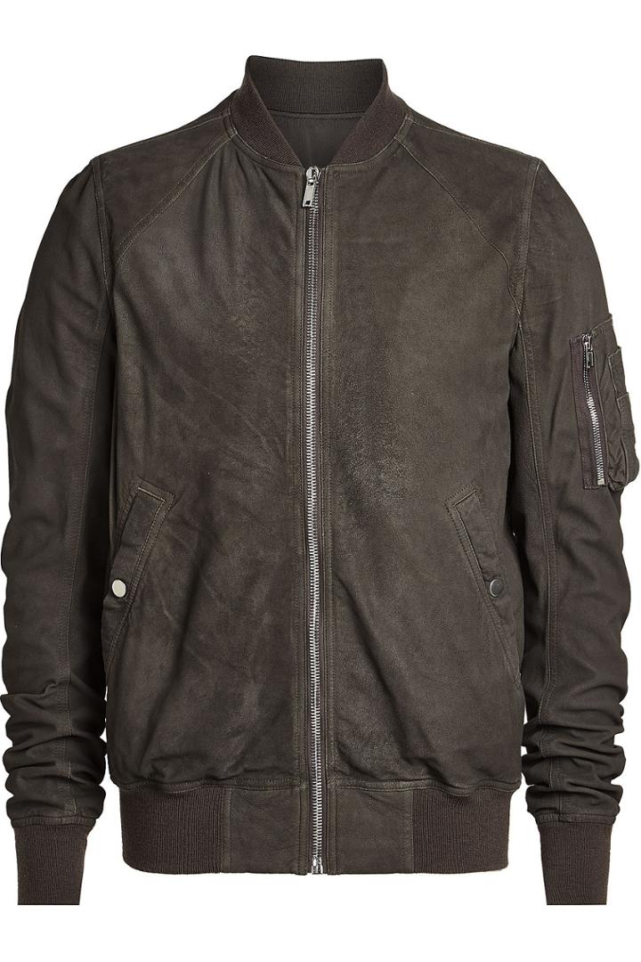 Rick Owens Rick Owens Leather Bomber