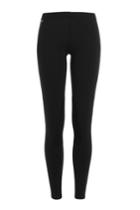 Polo Ralph Lauren Polo Ralph Lauren Jersey And Velvet Leggings - Black