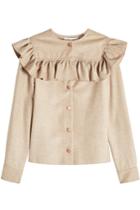 See By Chloé See By Chloé Wool Jacket With Ruffle Trim