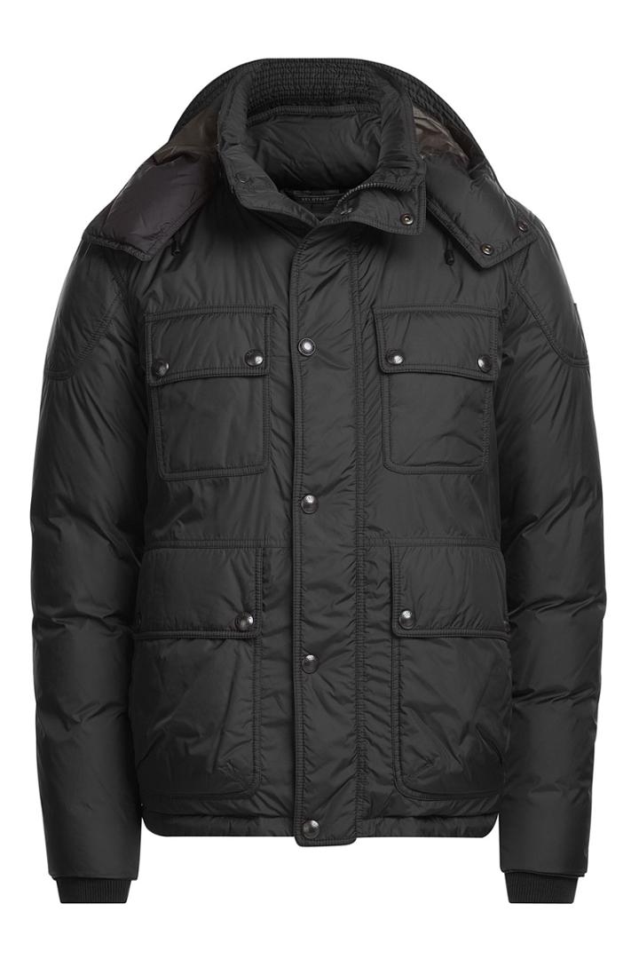Belstaff Belstaff Down Jacket With Detachable Hood - Black