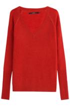J Brand J Brand Wool Pullover With Cashmere - Red