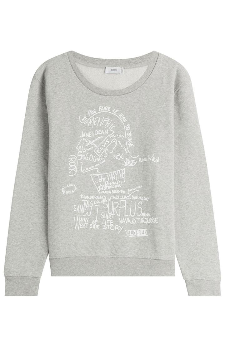 Closed Closed Printed Cotton Sweatshirt - None