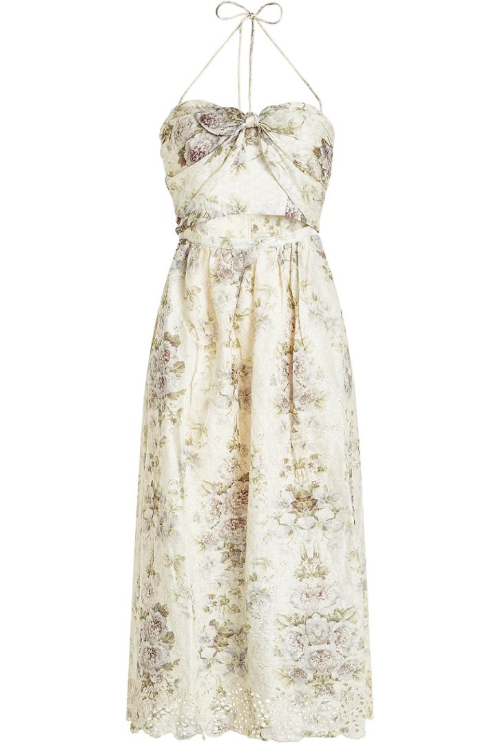 Zimmermann Zimmermann Iris Printed Linen Dress
