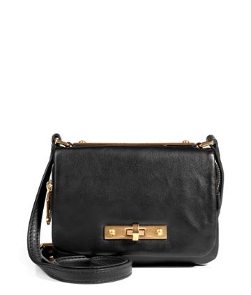 Marc By Marc Jacobs Leather Mini Crossbody Bag In Black